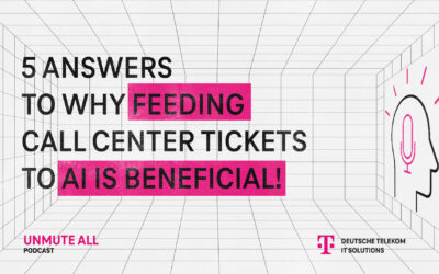 Here are five answers to why feeding call center tickets to AI is beneficial!